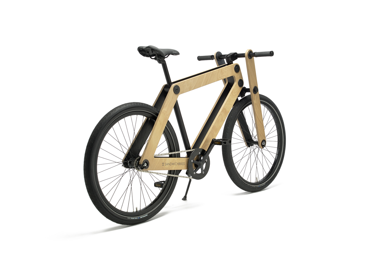 wooden bike